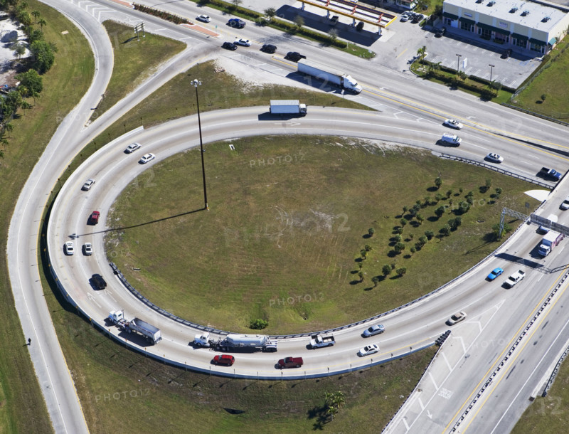 aerial view of roadway,highway. Date : 2008