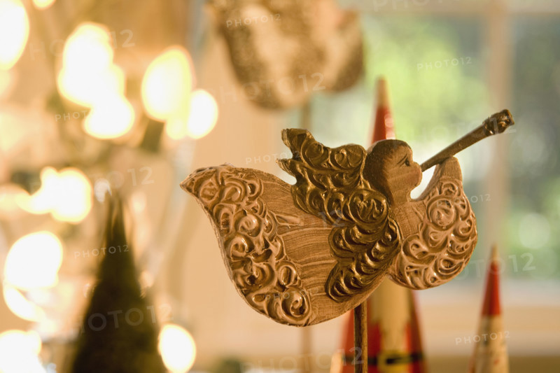 Close up of Christmas decoration. Date : 2008