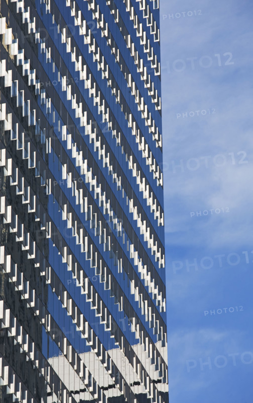 Windows on highrise building. Date : 2008