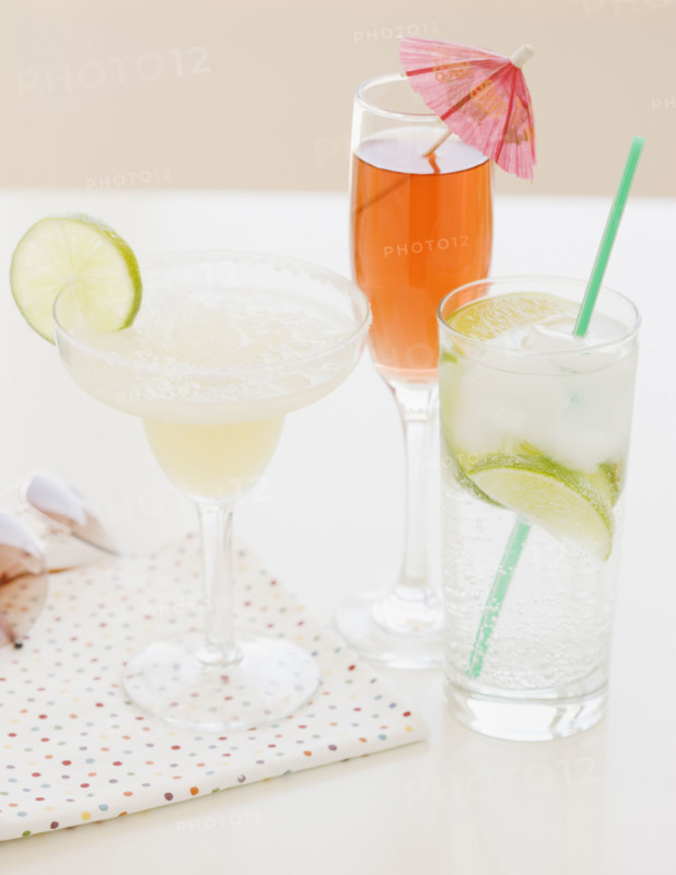 Assorted mixed drinks. Date : 2008