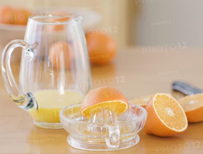 Fresh squeezed orange juice. Date : 2008