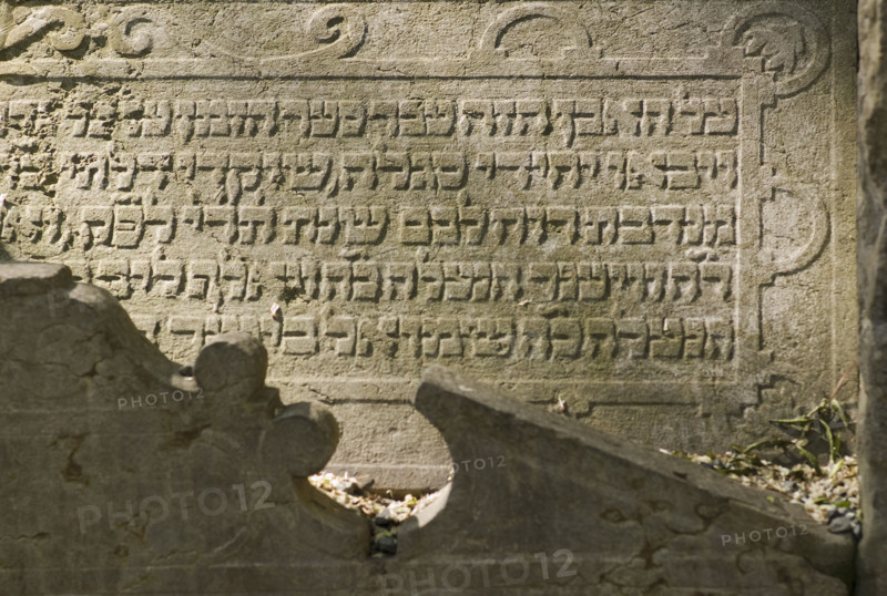 Gravestones in cemetery.