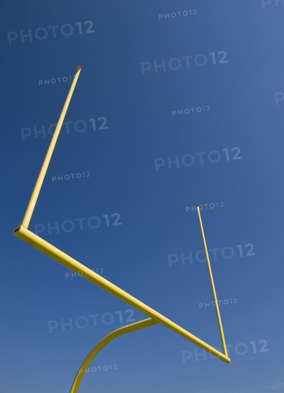 Football goal post.