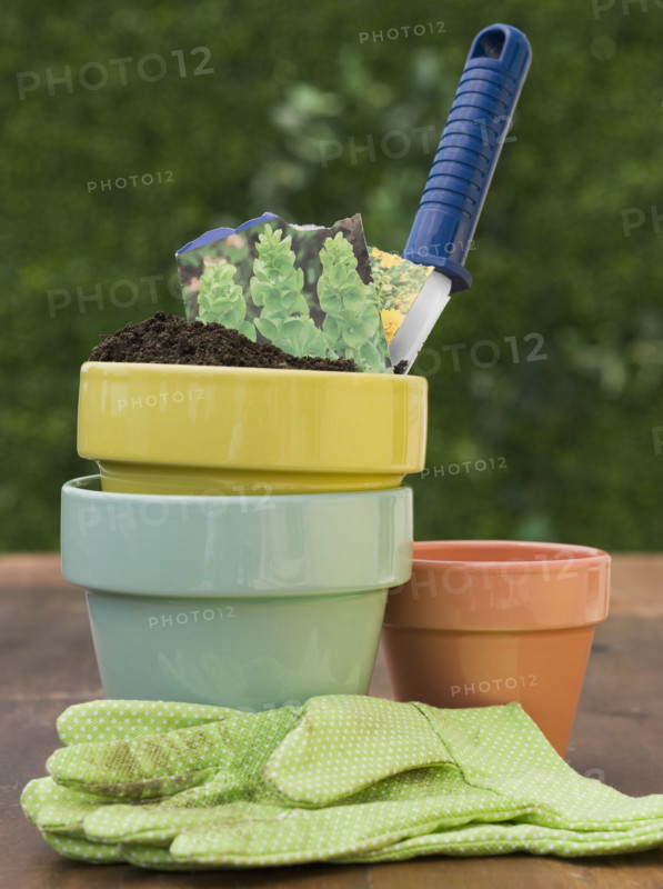 Potting supplies.