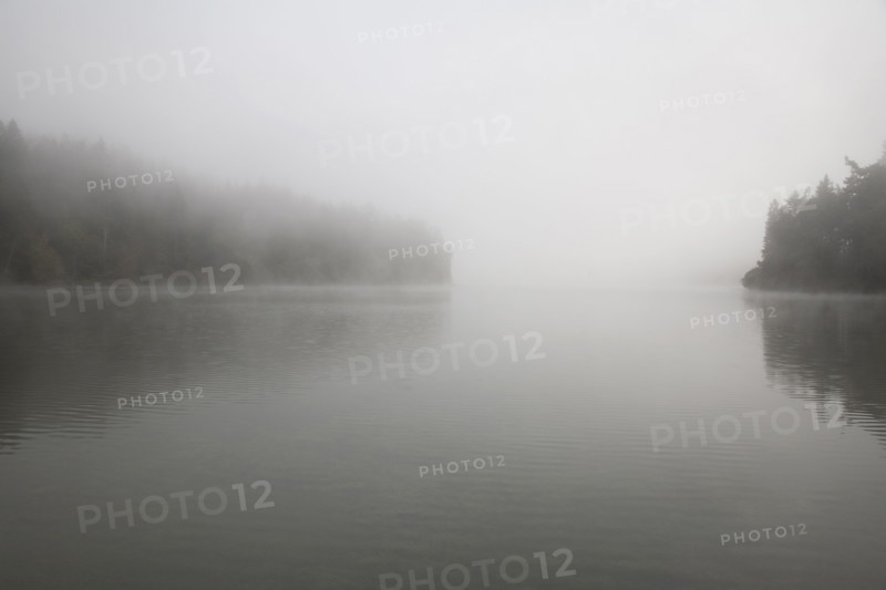 Foggy lake scene. Date : 2008