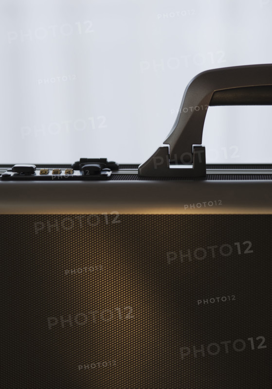 Close up of briefcase.