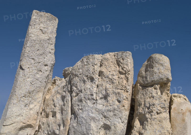 Hagar Qim, Megalithic temple, Malta.