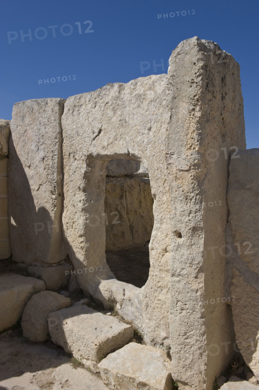 Hagar Qim, Megalithic temple, Malta.