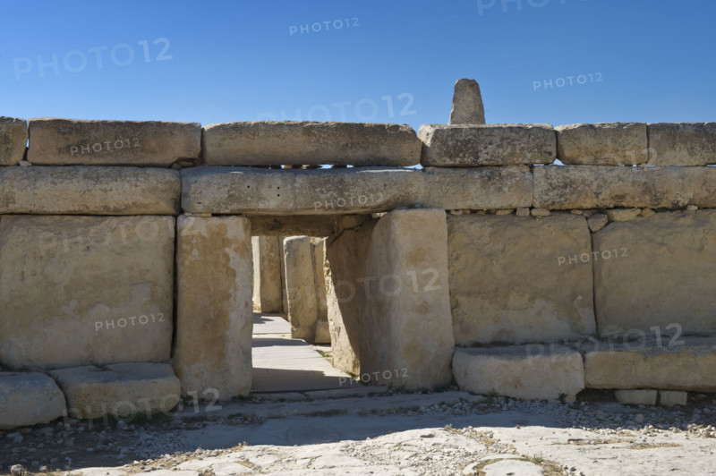 Hagar Qim, Megalithic temple, Malta.