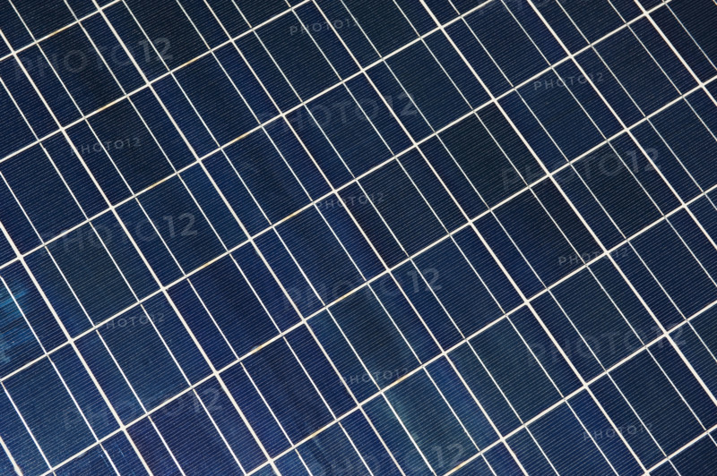 Close up of solar panel.