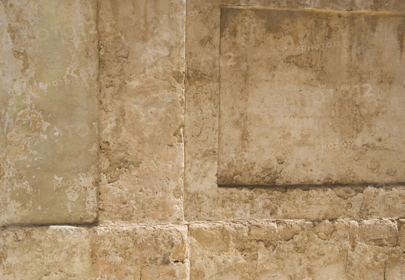Close up of wall, Mdina, Malta.