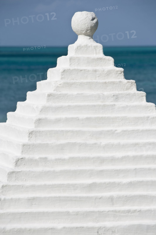 Typical roof in Bermuda.