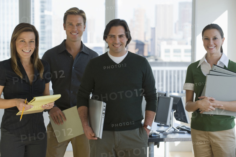 Portrait of business people.