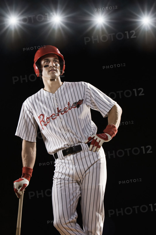 Baseball player waiting to bat. Date: 2008