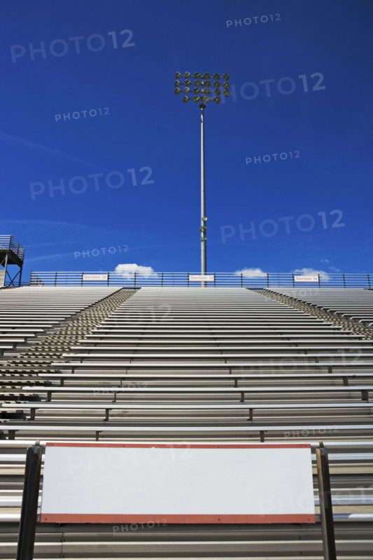 Stadium bleachers. Date: 2008