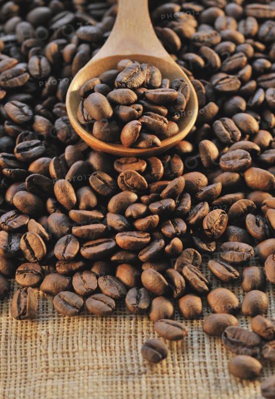 Coffee beans.