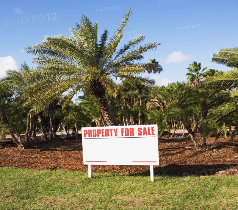 Property for sale sign. Photographe : fotog