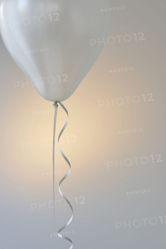 Balloon and ribbon.