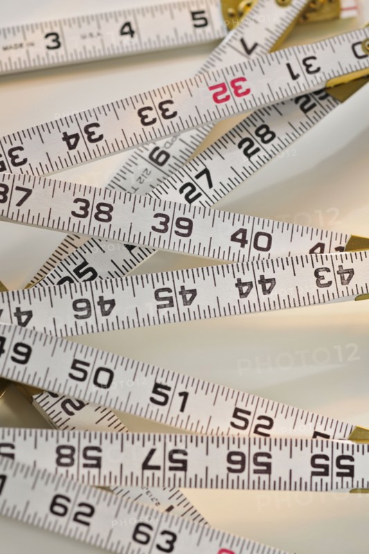 Tape measures.