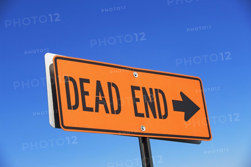 Dead end sign. Photographe : fotog