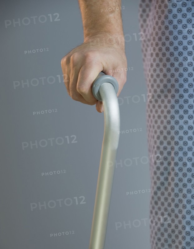 Man using walker.