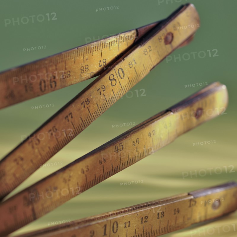 Wooden ruler.