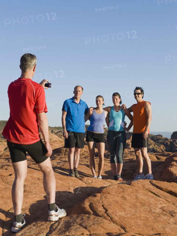 Runners at Red Rock taking a break
