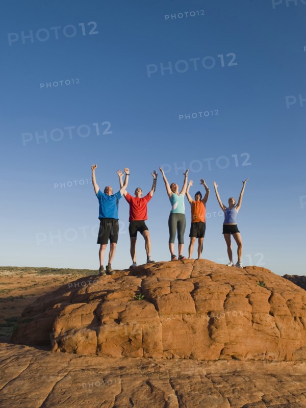 Runners at Red Rock taking a break