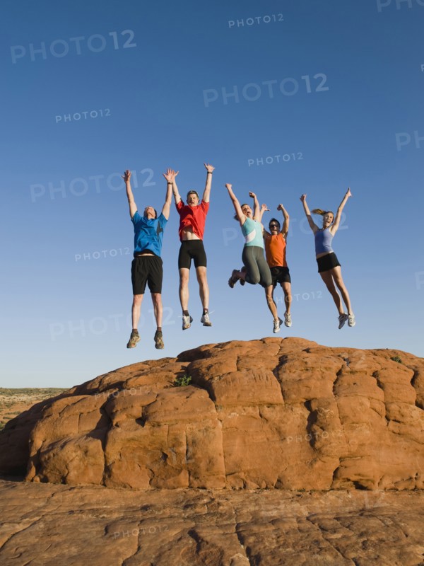 Runners at Red Rock taking a break