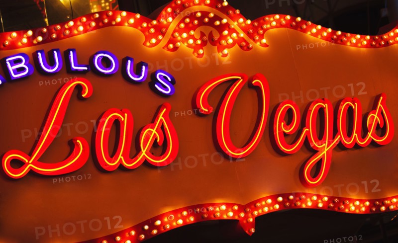 Las Vegas sign.