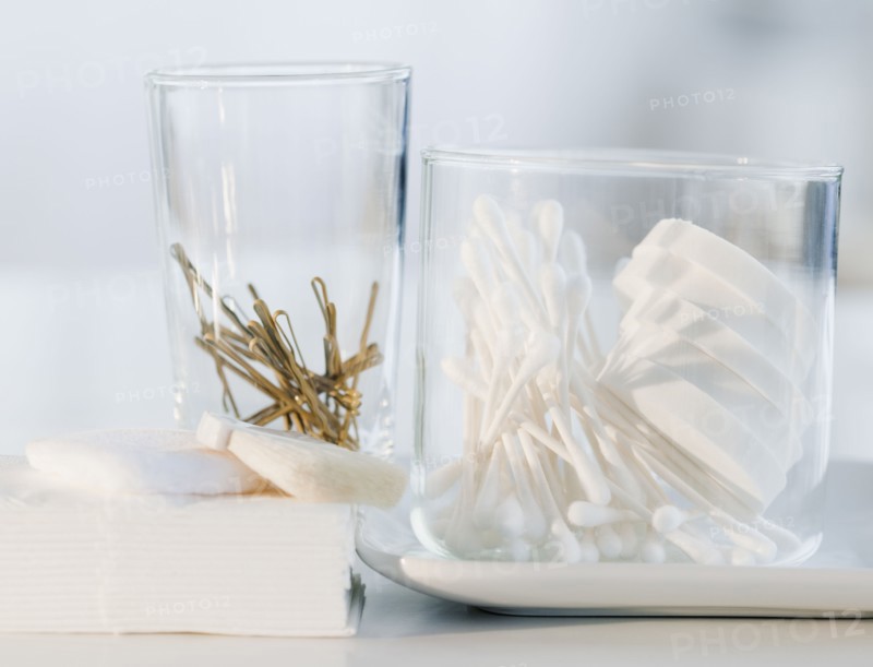 Hair pins and q-tips