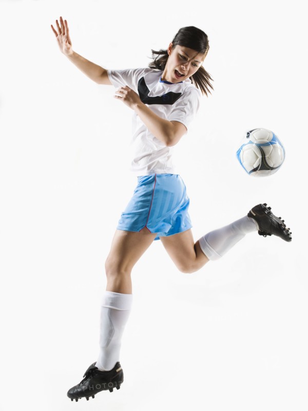 A soccer player