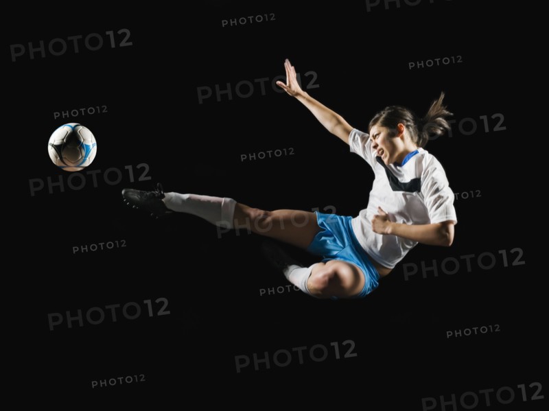 A soccer player