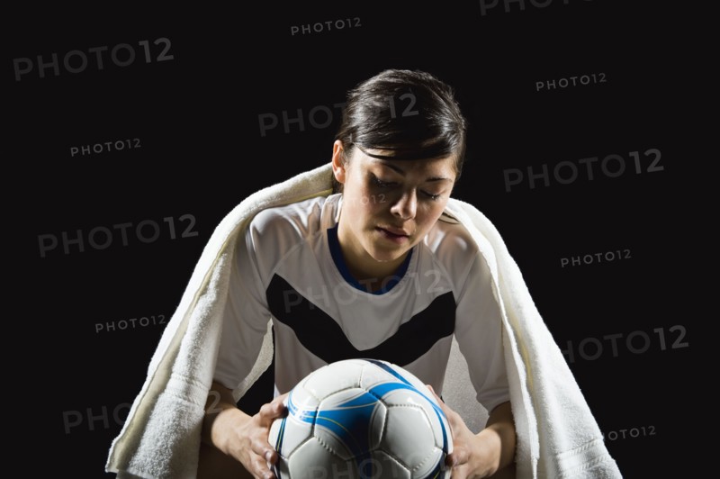 A soccer player