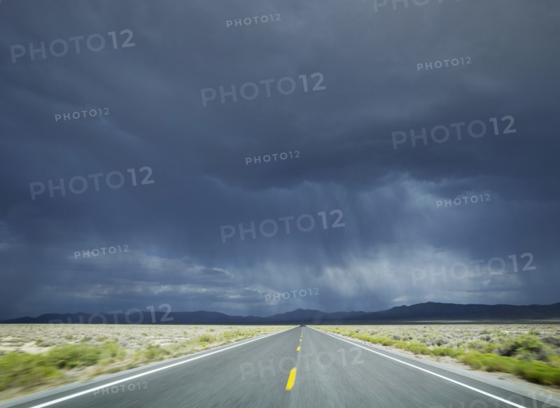 A scenic and empty road