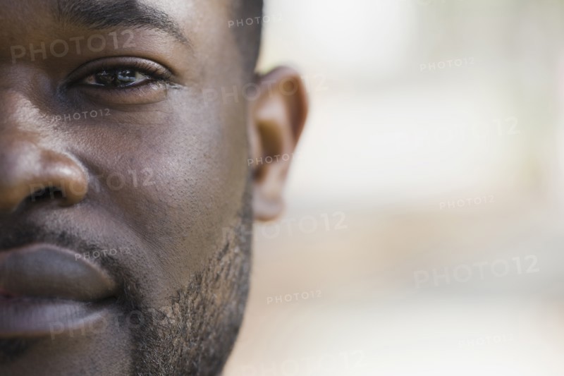 A man outdoors smiling