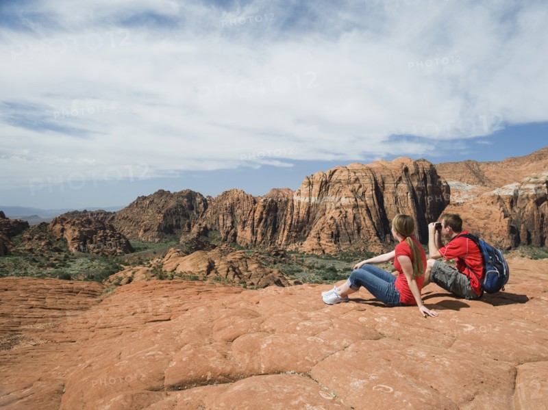 Two kids at Red Rock