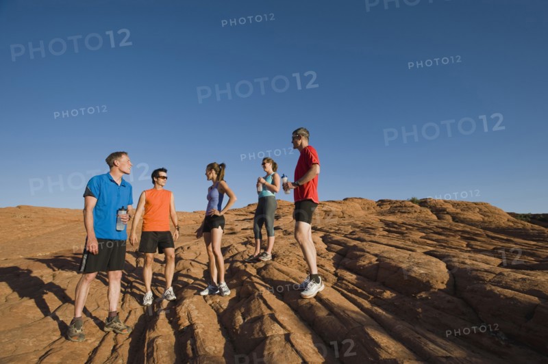 Runners at Red Rock taking a break