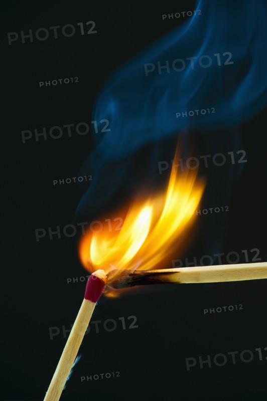 A match lighting another match