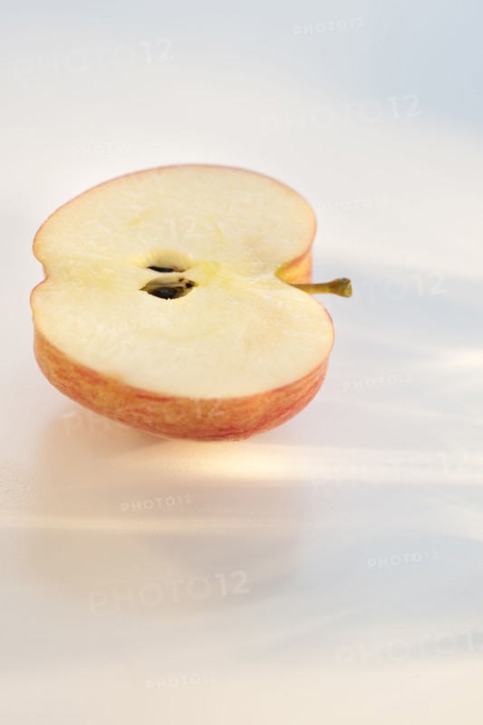 Half of an apple.