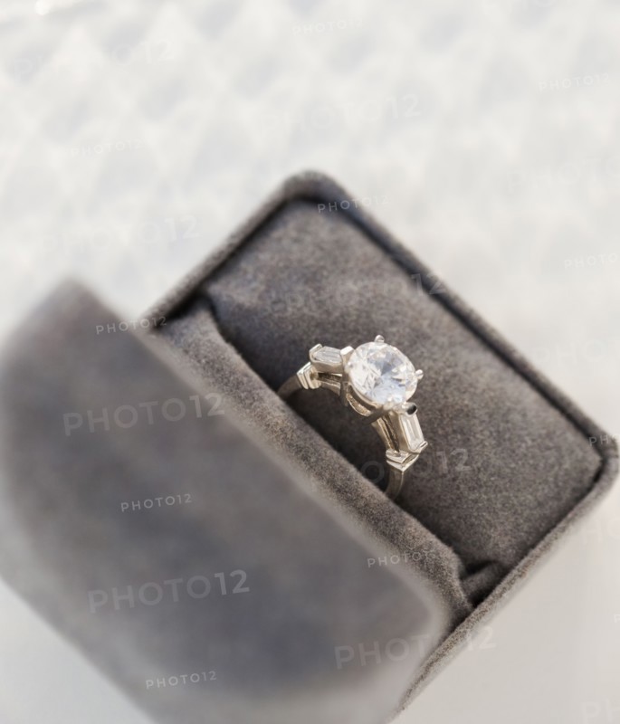 An engagement ring