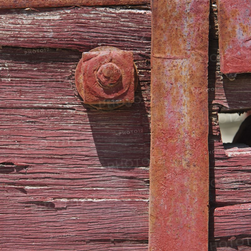 A wooden surface.