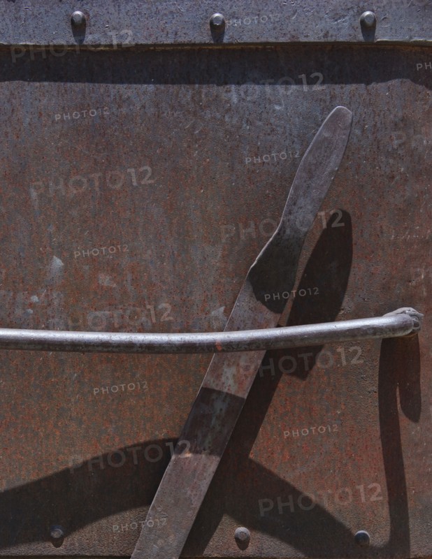 A metal surface.