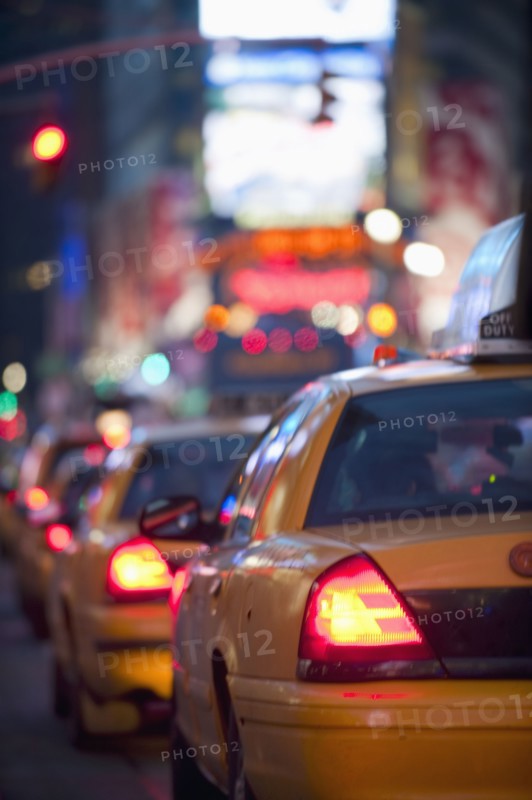 A street scene in New York.