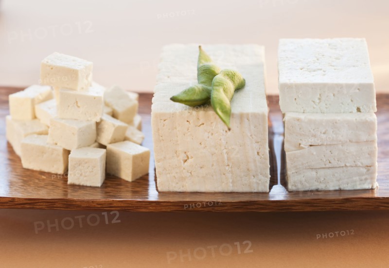 Assorted tofu.