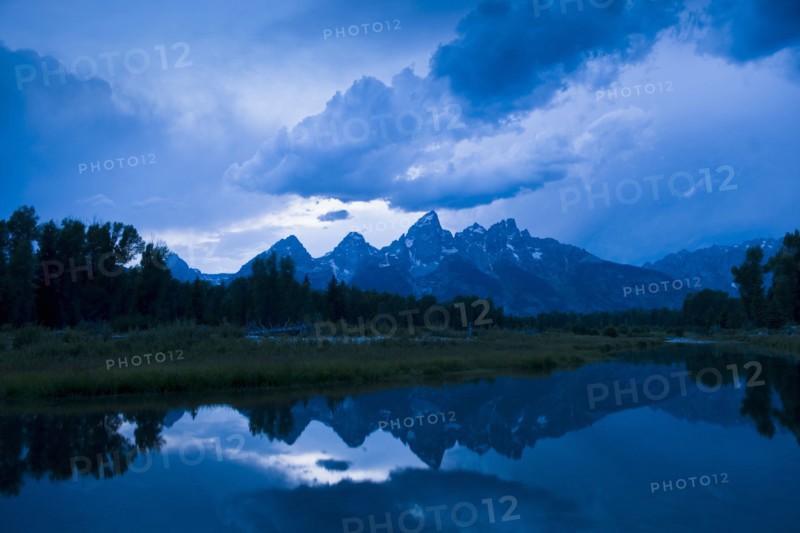Scenic view of mountains.