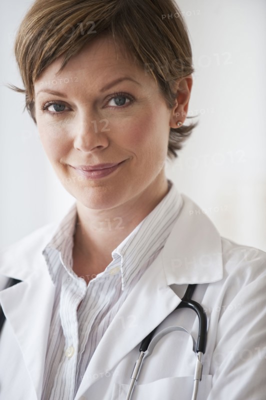 Female doctor.