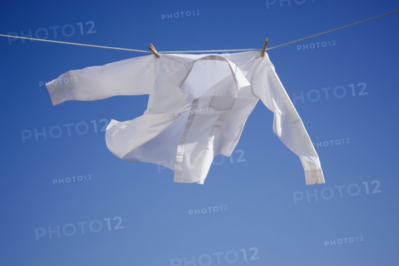 Shirt on clothes line
