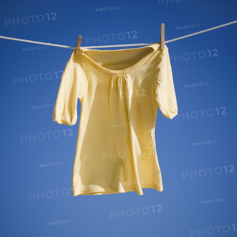 Blouse on clothes line