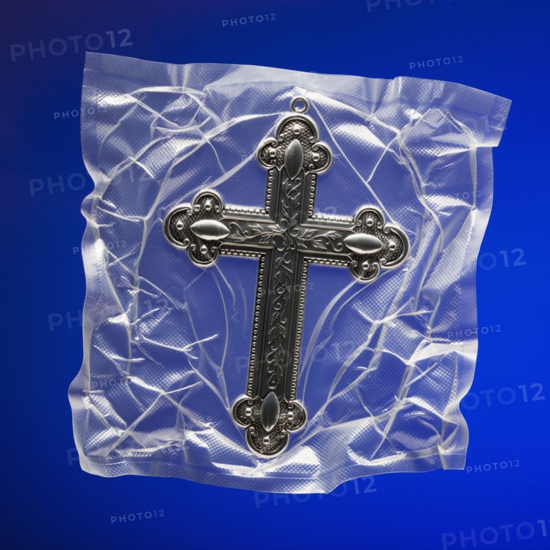 Shrink wrapped cross